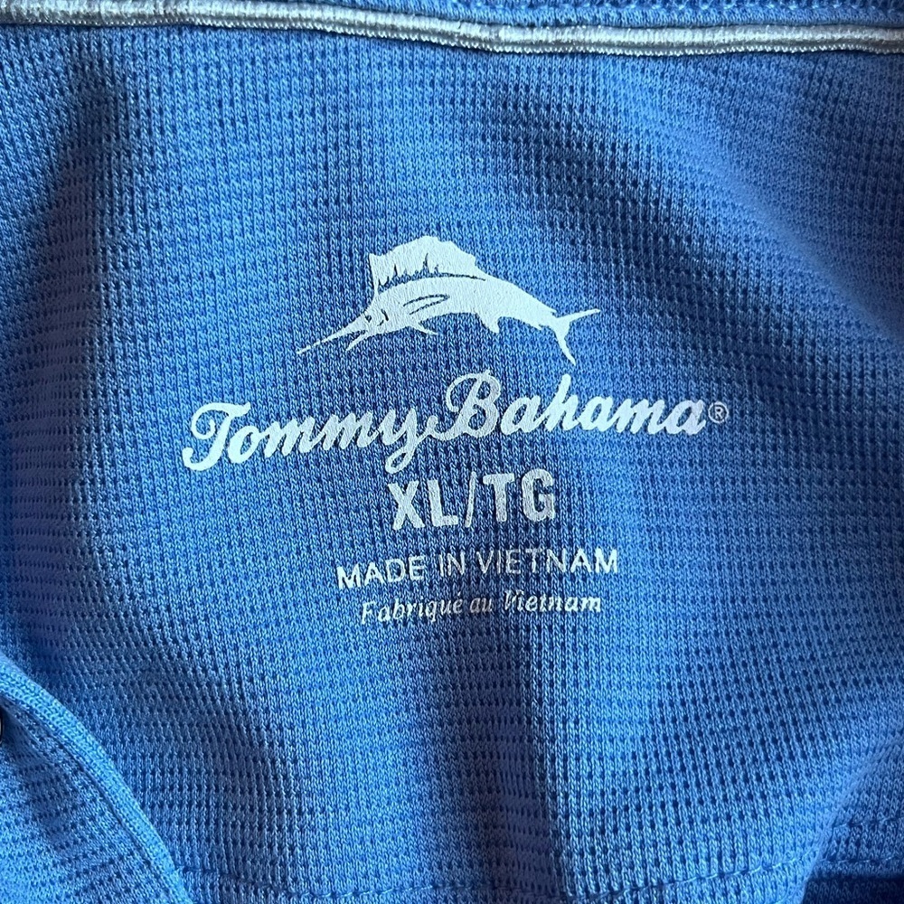 Tommy Bahama Blue Marlin Rugby Polo Shirt Men’s Size XL Golf Preppy Casual - Picture 3 of 5